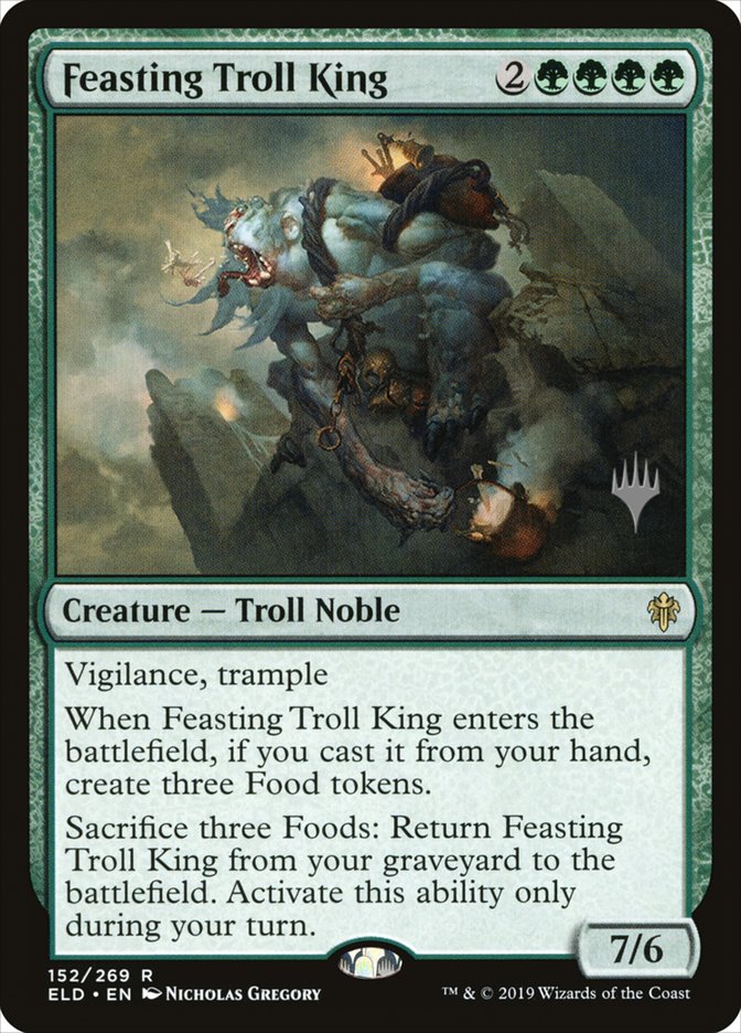 Feasting Troll King (Promo Pack) [Throne of Eldraine Promos] | Lots Moore NSW