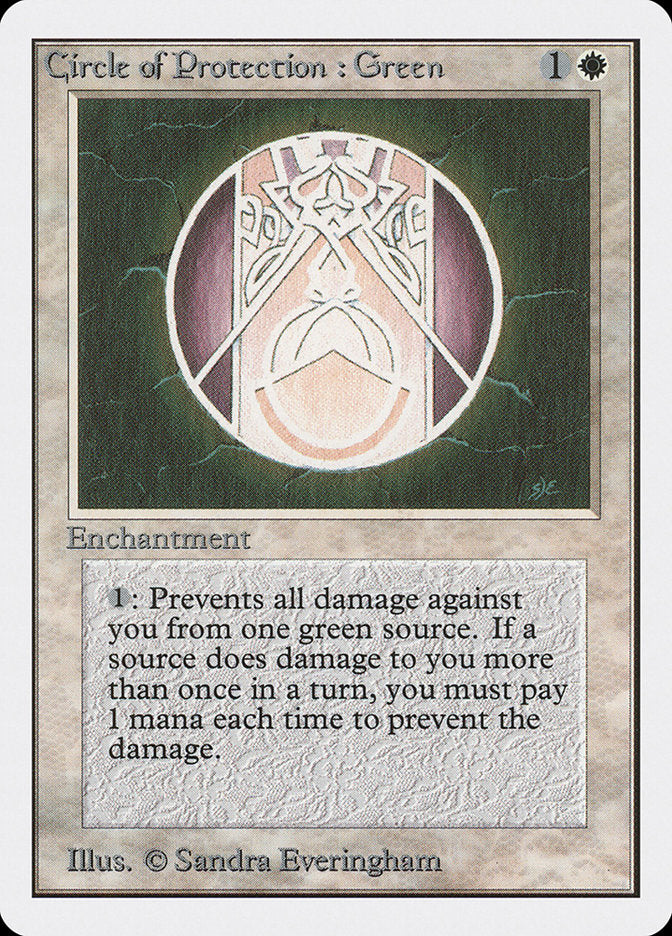 Circle of Protection: Green [Unlimited Edition] | Lots Moore NSW