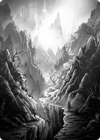 Mountain Art Card [Innistrad: Midnight Hunt Art Series] | Lots Moore NSW