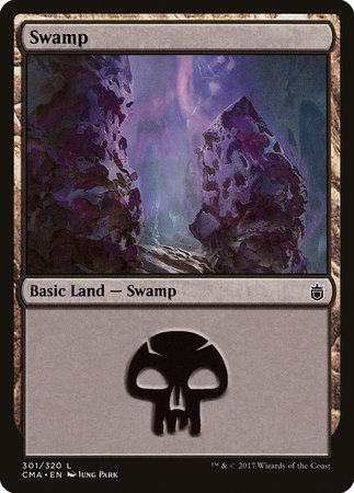 Swamp (301) [Commander Anthology] | Lots Moore NSW