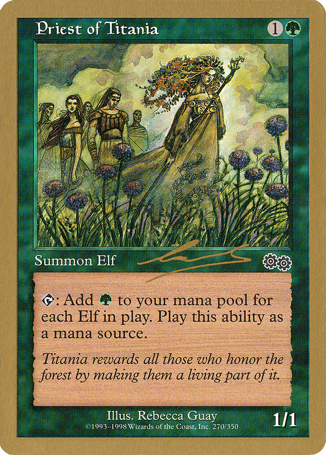 Priest of Titania (Nicolas Labarre) [World Championship Decks 2000] | Lots Moore NSW