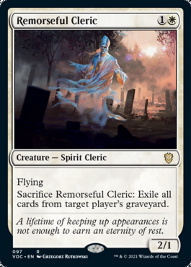 Remorseful Cleric [Innistrad: Crimson Vow Commander] | Lots Moore NSW