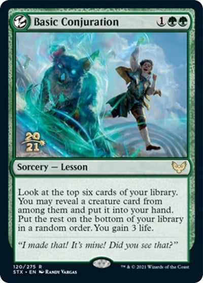 Basic Conjuration [Strixhaven: School of Mages Prerelease Promos] | Lots Moore NSW