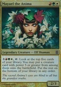 Mayael the Anima (Commander's Arsenal) [Oversize Cards] | Lots Moore NSW