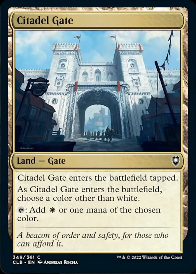 Citadel Gate [Commander Legends: Battle for Baldur's Gate] | Lots Moore NSW