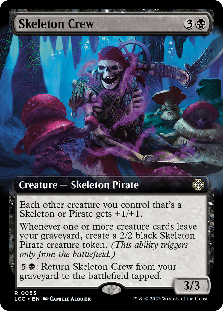 Skeleton Crew (Extended Art) [The Lost Caverns of Ixalan Commander] | Lots Moore NSW