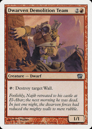 Dwarven Demolition Team [Eighth Edition] | Lots Moore NSW