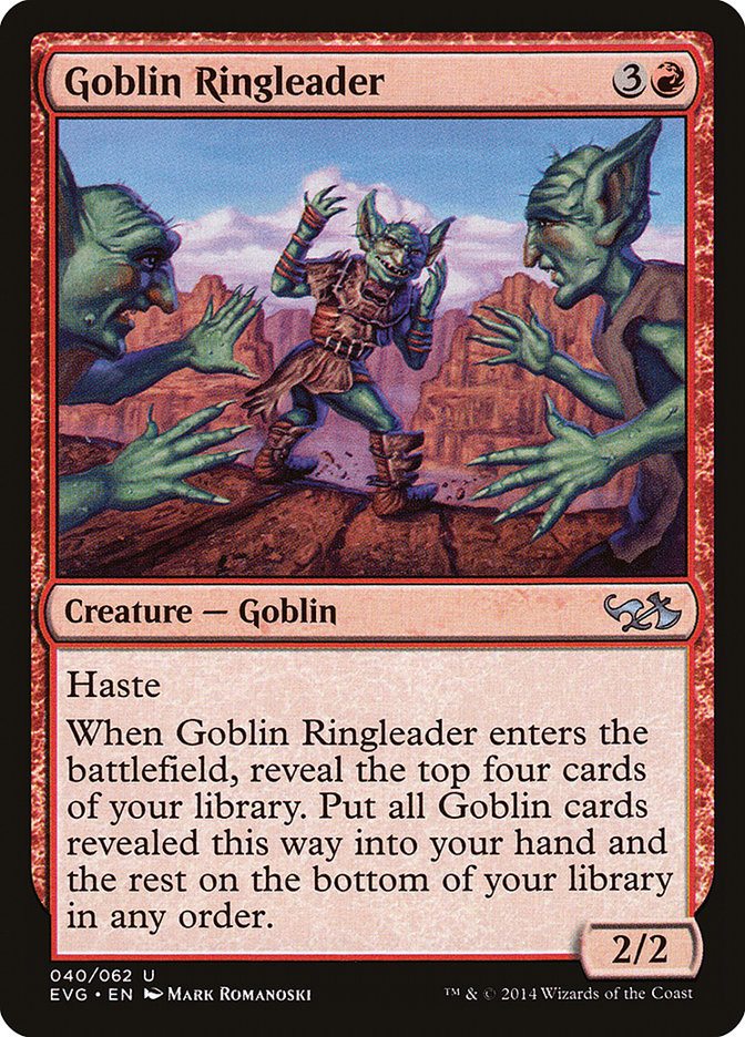 Goblin Ringleader (Elves vs. Goblins) [Duel Decks Anthology] | Lots Moore NSW