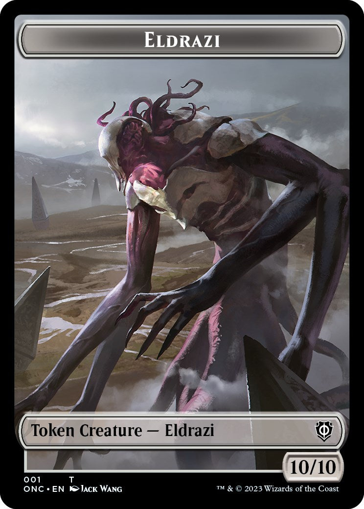 Soldier (017) // Eldrazi Double-Sided Token [Phyrexia: All Will Be One Commander Tokens] | Lots Moore NSW