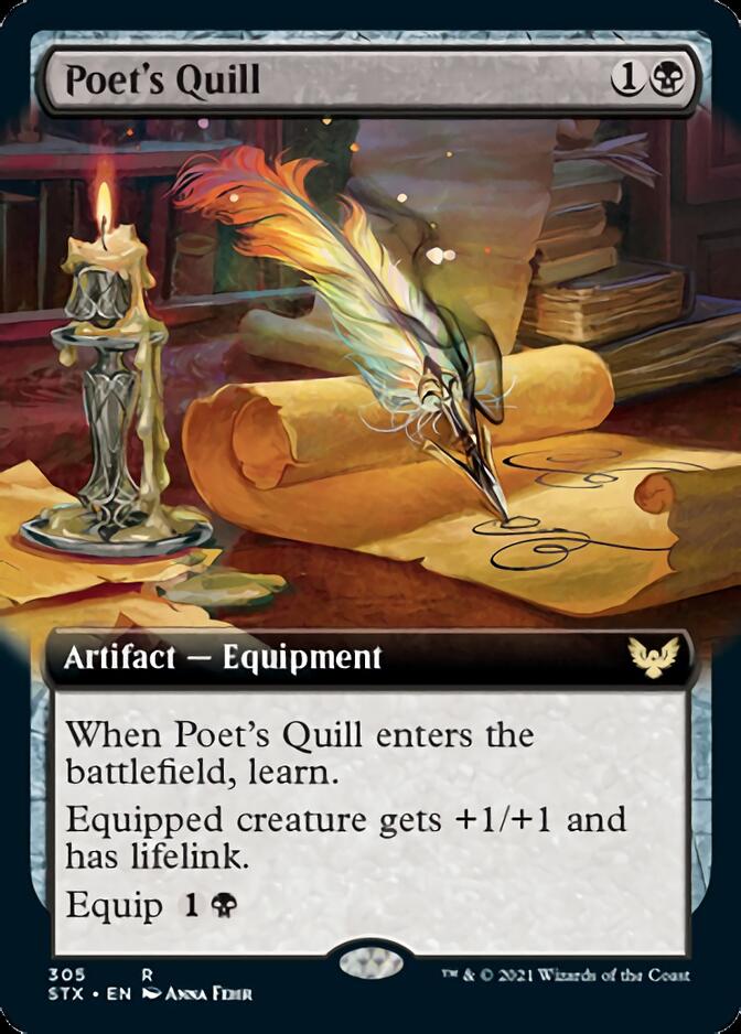 Poet's Quill (Extended) [Strixhaven: School of Mages] | Lots Moore NSW