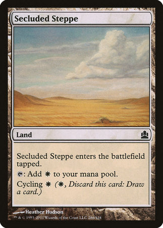 Secluded Steppe [Commander 2011] | Lots Moore NSW