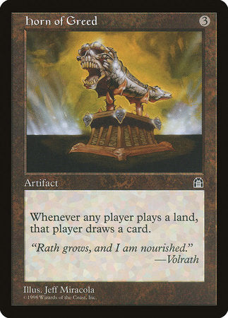 Horn of Greed [Stronghold] | Lots Moore NSW