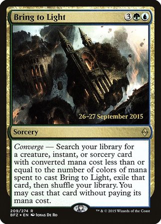 Bring to Light [Battle for Zendikar Promos] | Lots Moore NSW