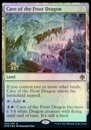 Cave of the Frost Dragon [Dungeons & Dragons: Adventures in the Forgotten Realms Prerelease Promos] | Lots Moore NSW