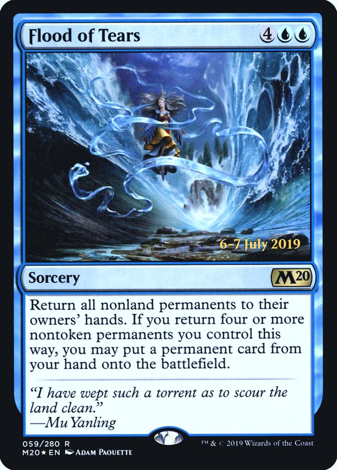 Flood of Tears  [Core Set 2020 Prerelease Promos] | Lots Moore NSW