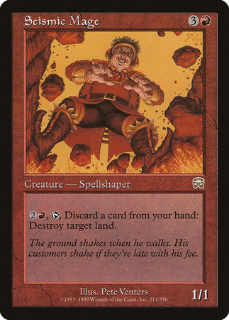 Seismic Mage [Mercadian Masques] | Lots Moore NSW