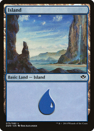 Island (75) [Duel Decks: Speed vs. Cunning] | Lots Moore NSW