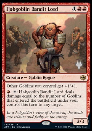 Hobgoblin Bandit Lord (Promo Pack) [Dungeons & Dragons: Adventures in the Forgotten Realms Promos] | Lots Moore NSW