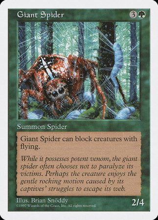 Giant Spider [Fifth Edition] | Lots Moore NSW