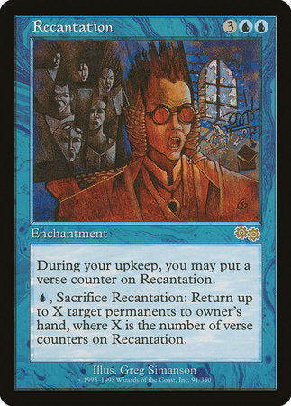 Recantation [Urza's Saga] | Lots Moore NSW