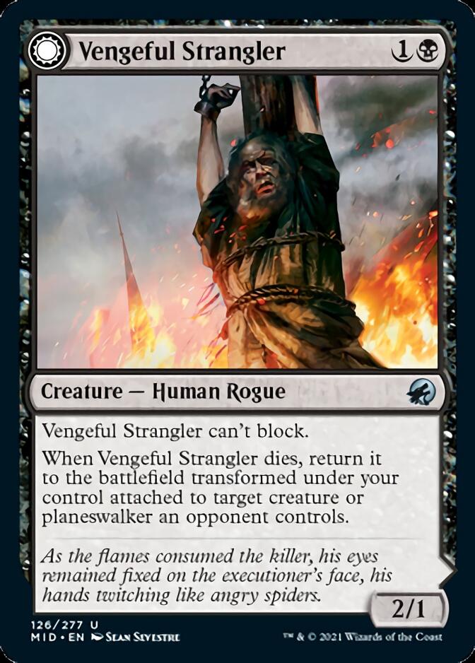 Vengeful Strangler // Strangling Grasp [Innistrad: Midnight Hunt] | Lots Moore NSW