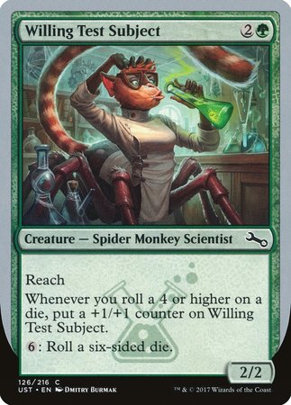 Willing Test Subject [Unstable] | Lots Moore NSW