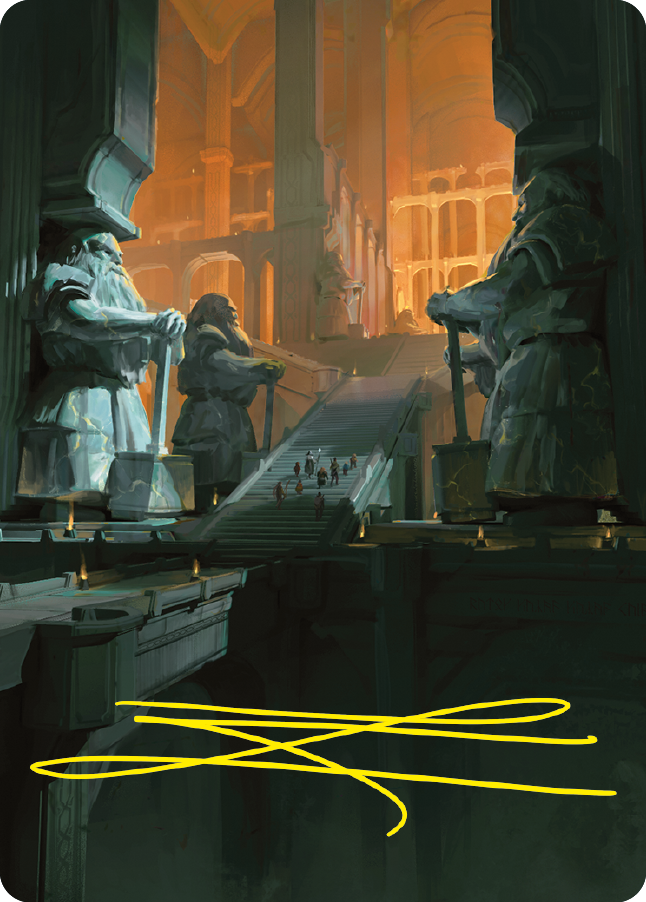Mines of Moria Art Card (Gold-Stamped Signature) [The Lord of the Rings: Tales of Middle-earth Art Series] | Lots Moore NSW