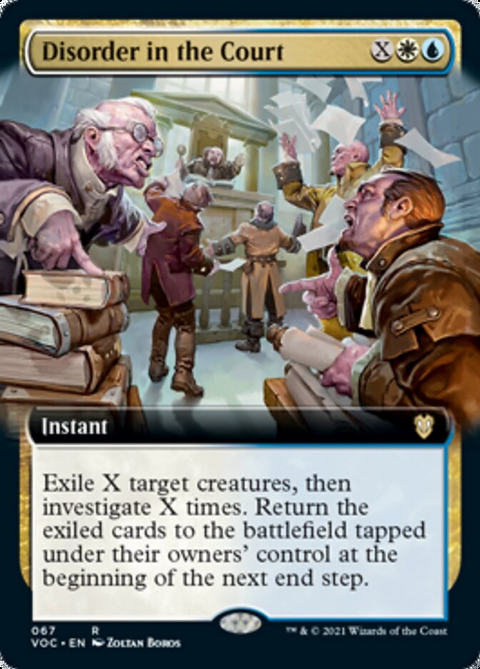 Disorder in the Court (Extended Art) [Innistrad: Crimson Vow Commander] | Lots Moore NSW