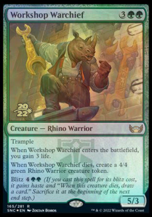 Workshop Warchief [Streets of New Capenna Prerelease Promos] | Lots Moore NSW