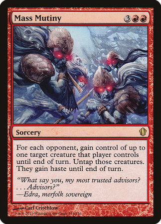 Mass Mutiny [Commander 2013] | Lots Moore NSW
