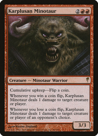 Karplusan Minotaur [Coldsnap] | Lots Moore NSW