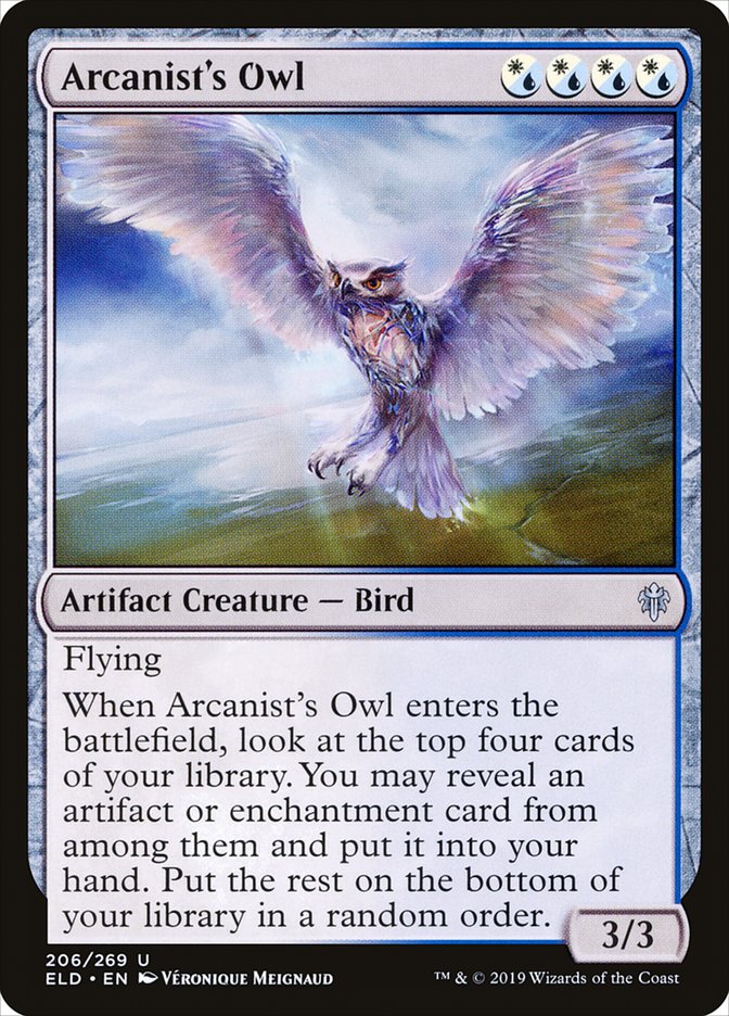 Arcanist's Owl [Throne of Eldraine] | Lots Moore NSW