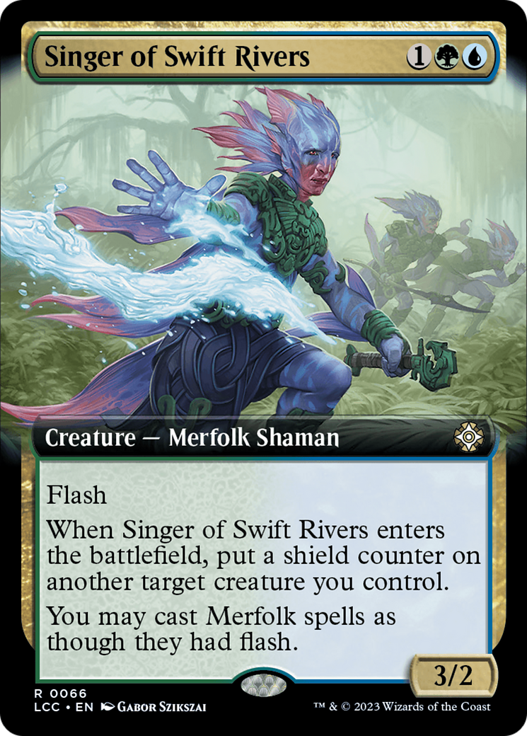 Singer of Swift Rivers (Extended Art) [The Lost Caverns of Ixalan Commander] | Lots Moore NSW