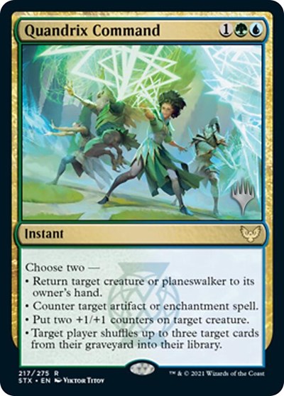 Quandrix Command (Promo Pack) [Strixhaven: School of Mages Promos] | Lots Moore NSW