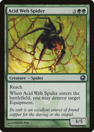 Acid Web Spider [Scars of Mirrodin] | Lots Moore NSW