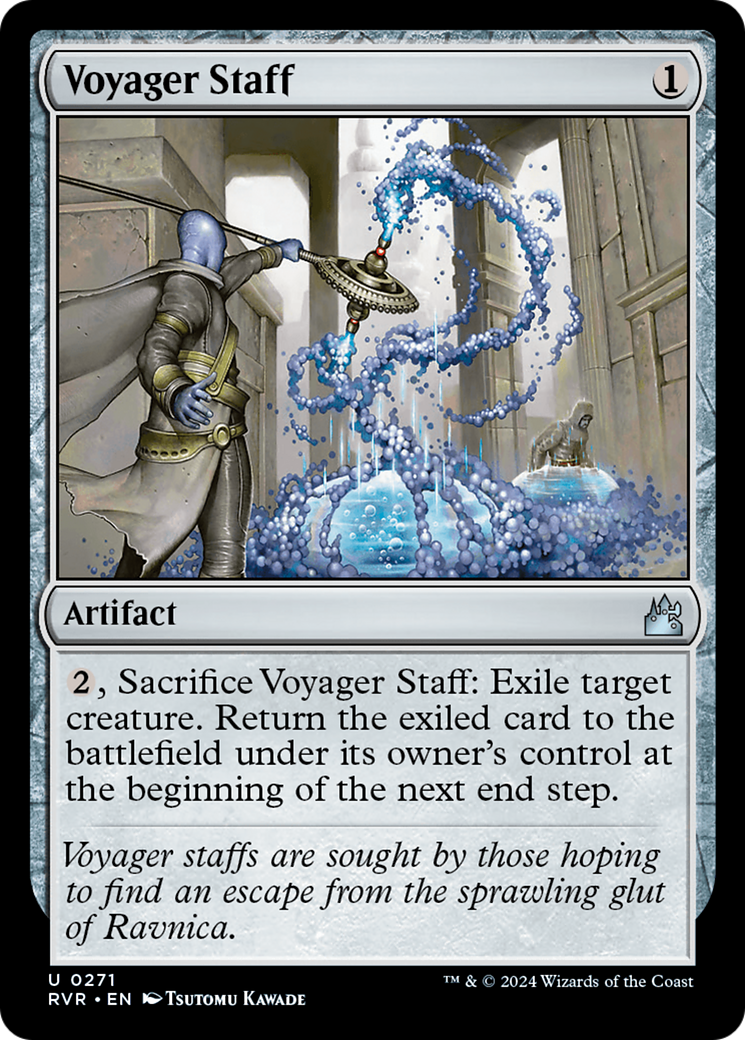 Voyager Staff [Ravnica Remastered] | Lots Moore NSW