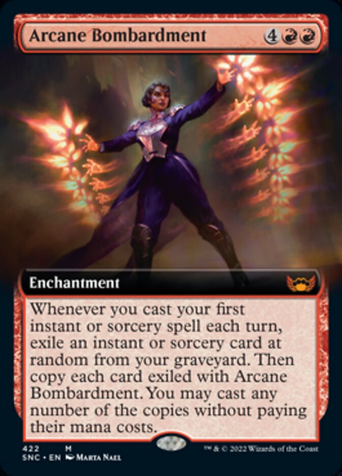 Arcane Bombardment (Extended Art) [Streets of New Capenna] | Lots Moore NSW