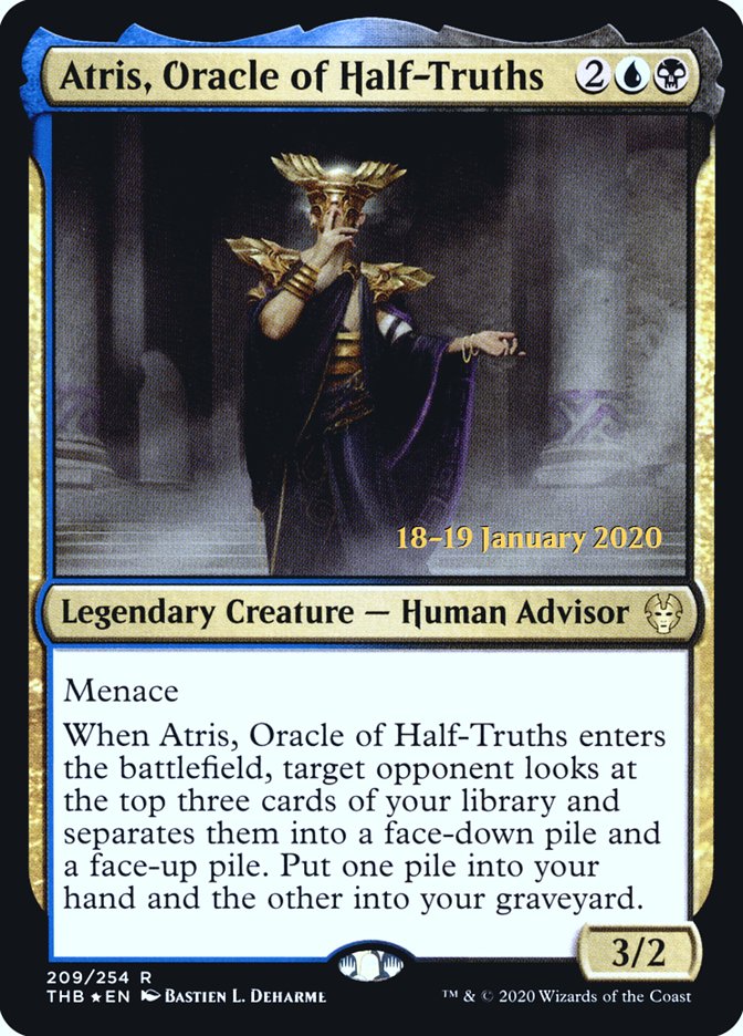 Atris, Oracle of Half-Truths [Theros Beyond Death Prerelease Promos] | Lots Moore NSW