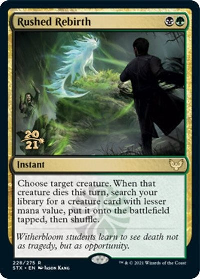 Rushed Rebirth [Strixhaven: School of Mages Prerelease Promos] | Lots Moore NSW
