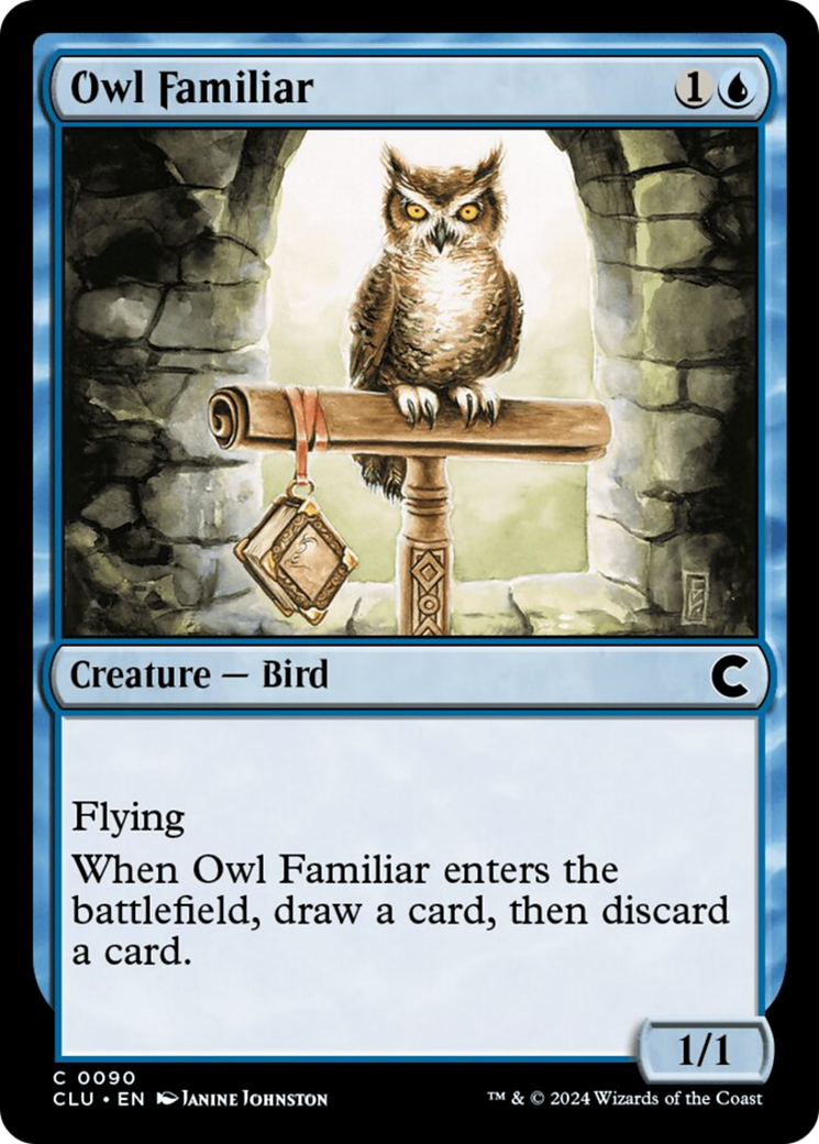 Owl Familiar [Ravnica: Clue Edition] | Lots Moore NSW