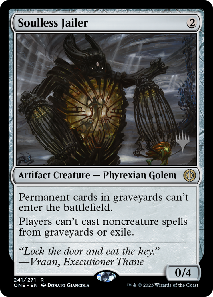 Soulless Jailer (Promo Pack) [Phyrexia: All Will Be One Promos] | Lots Moore NSW