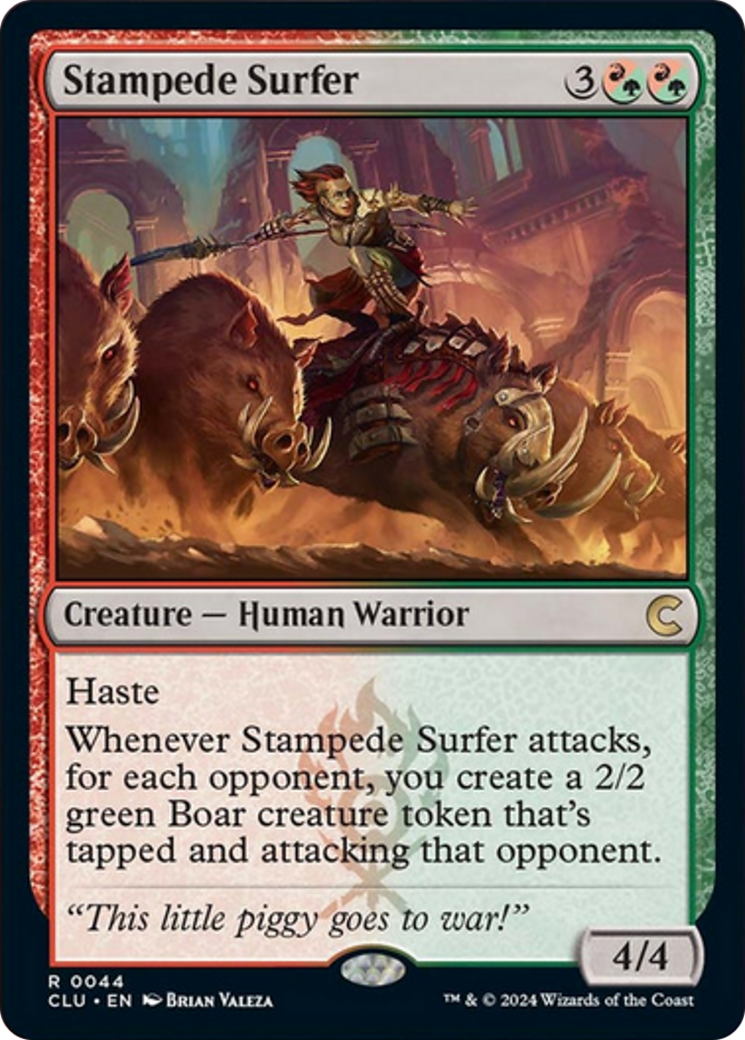 Stampede Surfer [Ravnica: Clue Edition] | Lots Moore NSW