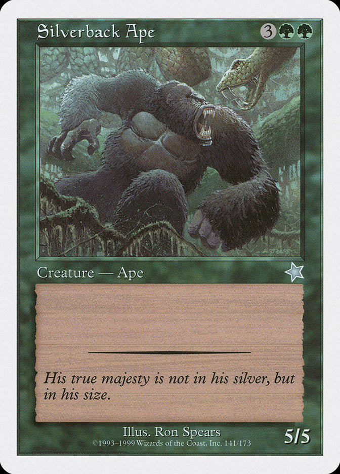 Silverback Ape [Starter 1999] | Lots Moore NSW