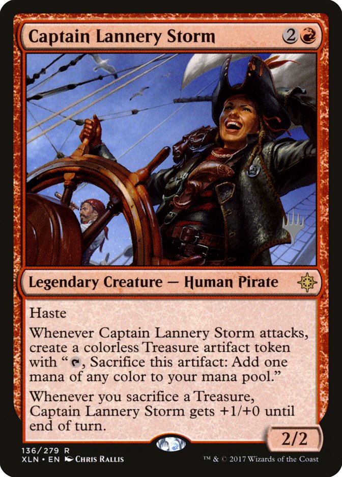 Captain Lannery Storm (Promo Pack) [Ixalan Promos] | Lots Moore NSW