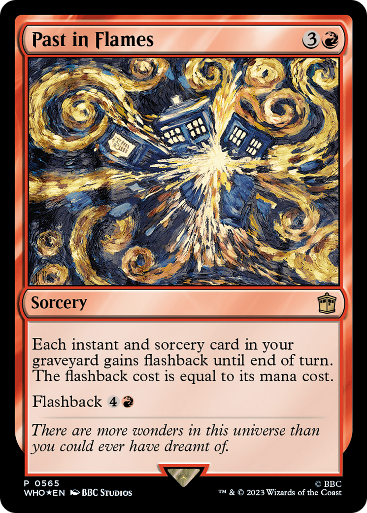 Past in Flames [Doctor Who Promos] | Lots Moore NSW