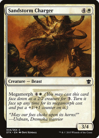 Sandstorm Charger [Dragons of Tarkir] | Lots Moore NSW