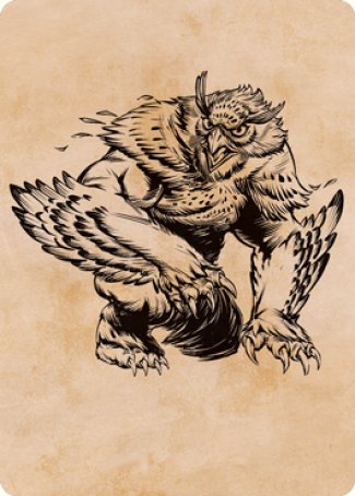 Owlbear (Showcase) Art Card [Dungeons & Dragons: Adventures in the Forgotten Realms Art Series] | Lots Moore NSW