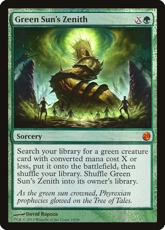 Green Sun's Zenith [From the Vault: Twenty] | Lots Moore NSW