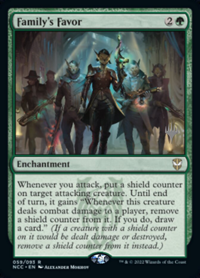 Family's Favor (Promo Pack) [Streets of New Capenna Commander Promos] | Lots Moore NSW