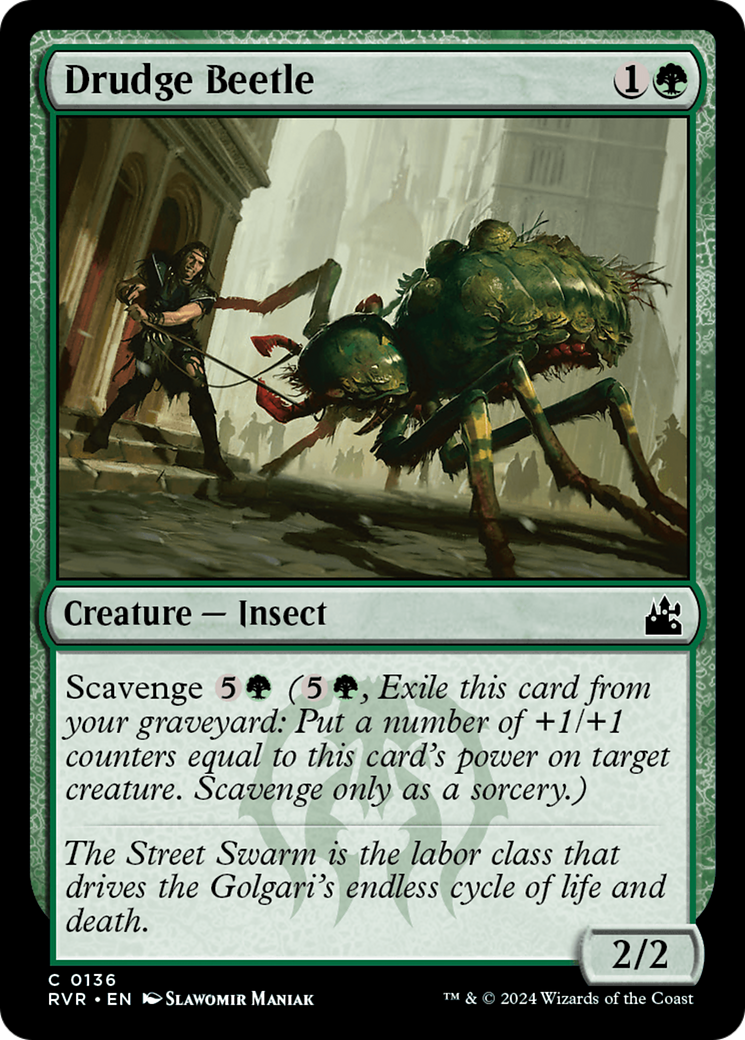 Drudge Beetle [Ravnica Remastered] | Lots Moore NSW